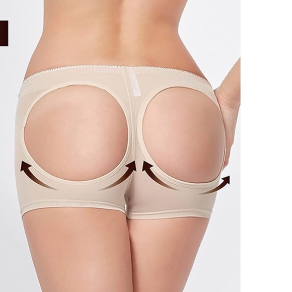 Other - Sexy Breathable Hip Lifting Pants Flat Angle Beautiful Butto(Beige, M)
